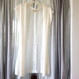 Open front crochet cardigan